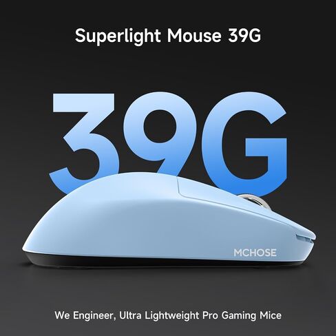 L7 Ultra+ Topspeed اللاسلكي ألعاب اللاسلكي مع مستشعر PAW3950 42K ، 46G خفيفة الوزن ، مفاتيح OMR بصري ، معدل استطلاع 8000 كيلو هرتز 2.4 جيجا هرتز/BT/Wired Tri-Mode 8 عناصر التحكم القابلة للبرمجة (White Plus) in Kuwait