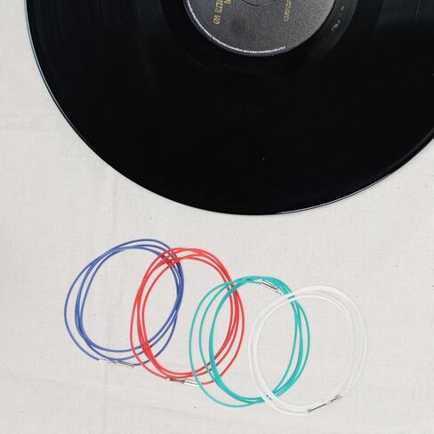 BESPORTBLE 4pcs Copper Stereo Headshell Wires for Phonograph Multi-use Replacement Wire for Record Players Insulated Easy to Install Cables in Kuwait