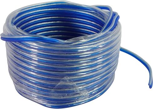 سلك مكبر صوت نحاسي Rockville Blue 16G50 مقاس 16 بطول 50 قدم OFC، معلب لمقاومة التآكل، سترة من الدرجة البحرية، تصميم مرن، علامات تعريف سهلة، للسيارة والصوت البحري والمنزلي in Saudi Arabia