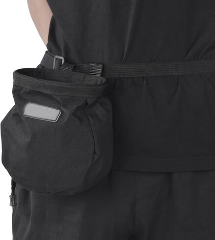 Outdoor Rock Climbing Powder Bag, Bolsa Magnesia Waist Pouch, Chalk Bag with Zipper, Adjustable Strap, Large Capacity for Gymnastics, Fitness, Parallel Bar in Saudi Arabia
