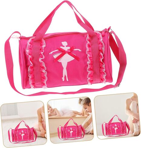 حقيبة حمل رقص الباليه من BESPORTBLE لحقيبة كتف محمولة للرقص مع تصميم بسحاب وخفيفة الوزن للتدريب أثناء السفر in Kuwait