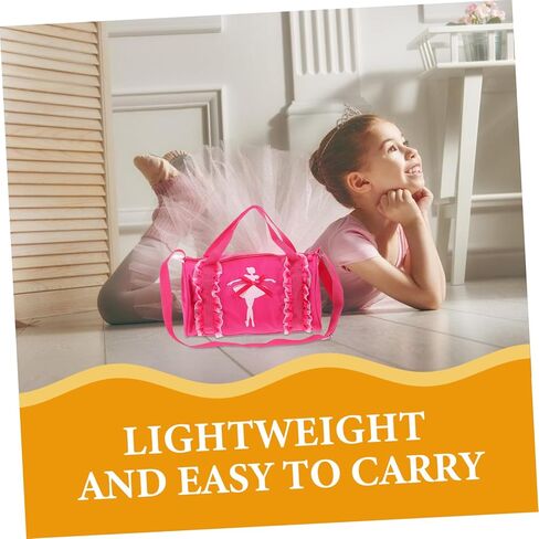 حقيبة حمل رقص الباليه من BESPORTBLE لحقيبة كتف محمولة للرقص مع تصميم بسحاب وخفيفة الوزن للتدريب أثناء السفر in Kuwait