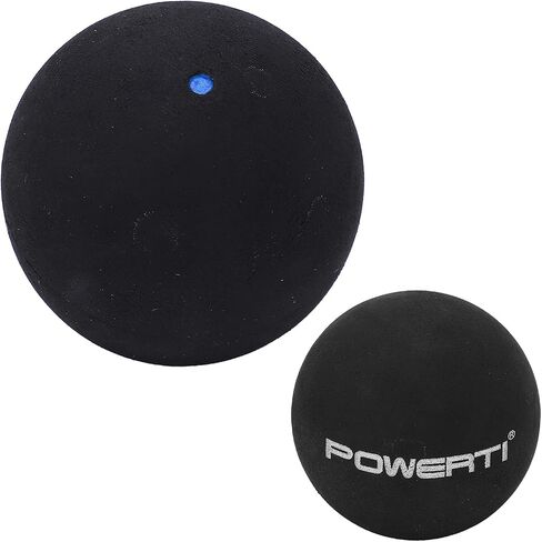 CHICIRIS Durable Rubber 37mm Single Dot Squash Ball for Ball Control, Lightweight and Portable for Travel, Suitable for Training and Practice in Kuwait