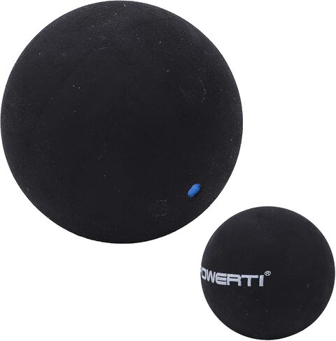 CHICIRIS Durable Rubber 37mm Single Dot Squash Ball for Ball Control, Lightweight and Portable for Travel, Suitable for Training and Practice in Kuwait
