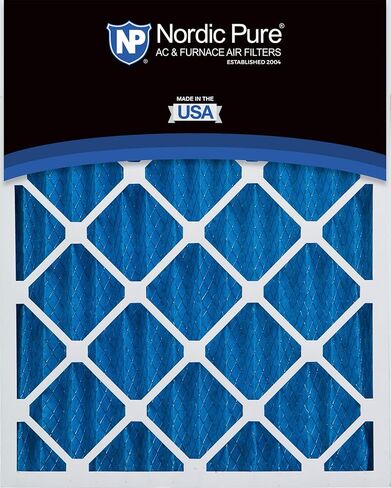 Nordic Pure 24x24x2 (23 3/8 x 23 3/8 x 1 3/4) Pleated MERV 10 Air Filters 3 Pack in Kuwait