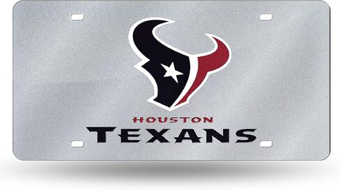 Rico NFL Womens Bling Laser Cut Auto Tag Plate in Saudi Arabia