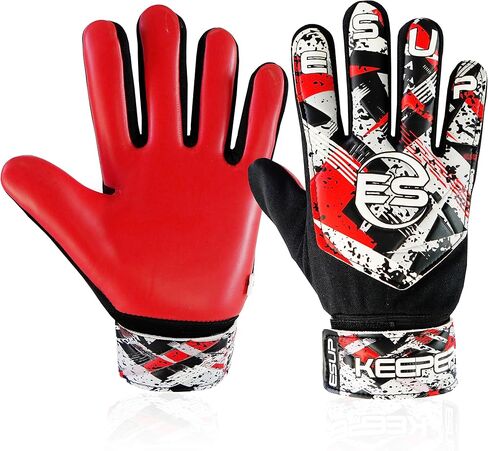Soccer Goalie Gloves with 4mm Latex for Super Grip & Finger Spine Protection |Funky Football Goalkeeper Gloves in Saudi Arabia