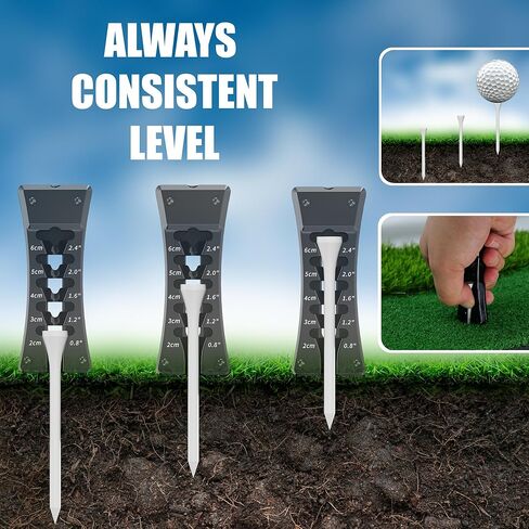 أداة Divot Sandian Golf ، وضع مستويات مستوى الارتفاع ، علامة الكرة ، حامل الجلود ، ألياف الكربون الأصلية المصنوعة من Pitchfork ، مجموعة إصلاح احترافية [White] in Kuwait