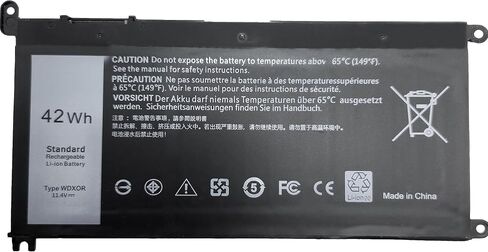 43Wh TRHFF Laptop Battery Replacement for Dell Inspiron 5547 N5447 15-5548 14 15 5000 5445 5447 5448, Latitude 14 3450 15 3550, fits 1WWHW 0PD19 High Performance in Saudi Arabia