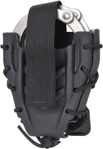Double Handcuff Holster, Hangcuff Pouc,Open Top Handcuff Case, Cuff Pouch for Duty Belt/MOLLE Tactical Vest in Saudi Arabia