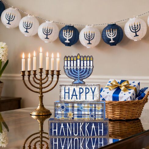 4pcs هالوين طاولة الديكور Happy Halloween Wooden Block Sign Ghost Rustic Tiered Tray Decor in Kuwait