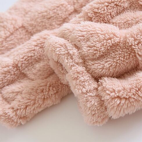 Plaid Fluffy Pants for Women Trendy Comfy Thermal Fuzzy Bottoms Winter Warm Soft Elastic Waist Fleece Loungewear in Saudi Arabia