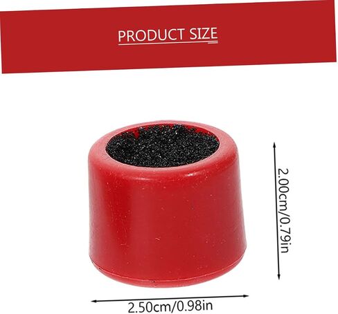 Yardwe 6pcs Billiard Cue Tip Shaper Plastic for Snooker Pool Cue Portable Tip Sander Pool Shaper Grinder in Saudi Arabia