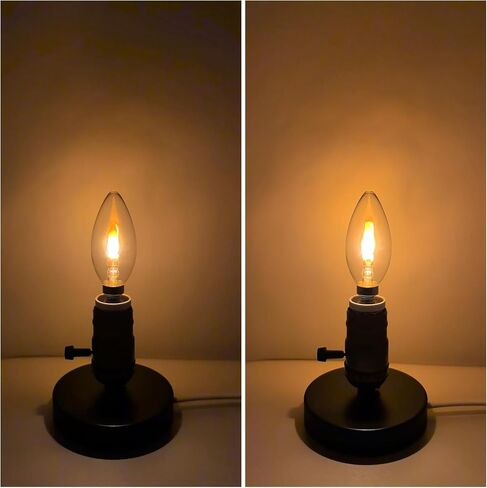 B10/B11 LED تأثير اللهب المصباح E12 النوع B شمعة شمعة مصابيح ضوء لقضاء العطل in Kuwait