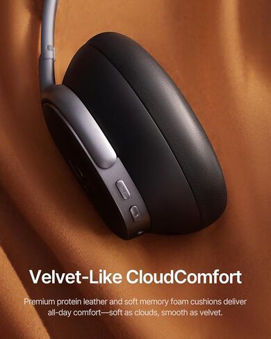 Baseus Noise Cancelling Headphones -Dark Black in Saudi Arabia