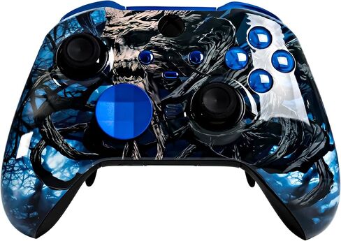 Crazy Controlerz Customz Series Custom Wireless Controller لـ Xbox One Series X S PC Elite Series 2 - Red Fuse Design in Kuwait