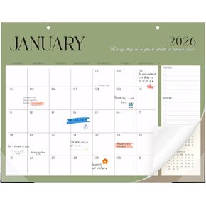 تقويم المكتب 2025-2026 ، 17 "× 12" 18 شهرًا ، يمتد تقويم الحائط من يوليو 2025 إلى ديسمبر 2026 in Kuwait