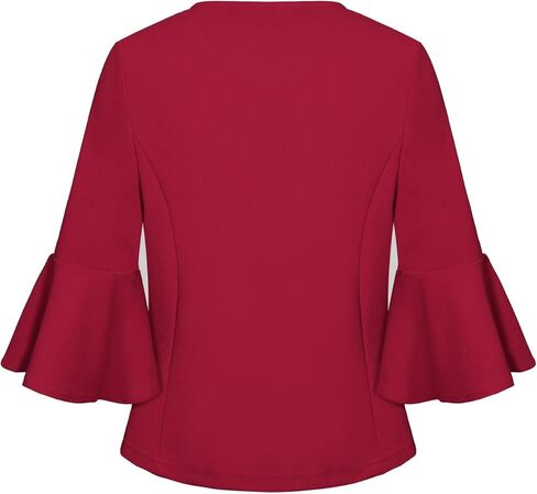 السترة المزروعة للنساء غير الرسمي الأنيقة المفتوحة السترة السترة السترة السترة 3/4 الأكمام سترة سترة كارديجان in Kuwait