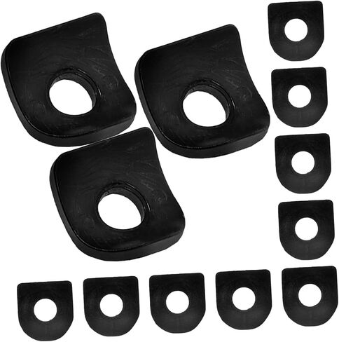 POPETPOP 12pcs المطاط مقعد الدراجة المشبك طوقا الإفراج السريع أنبوب كليب منصات عدم الانزلاق دراجة Seatpost فاصل استبدال للدراجات الطريق الجبلية in Saudi Arabia