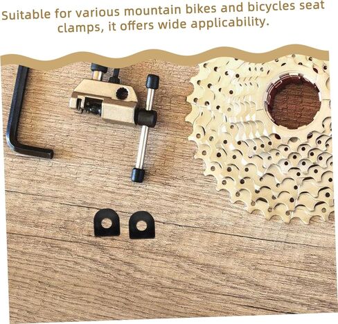 POPETPOP 12pcs المطاط مقعد الدراجة المشبك طوقا الإفراج السريع أنبوب كليب منصات عدم الانزلاق دراجة Seatpost فاصل استبدال للدراجات الطريق الجبلية in Saudi Arabia