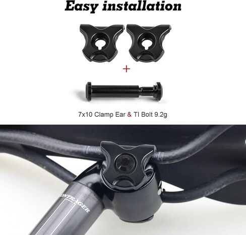 Xotic Tech Bike Seatpost Ear Clamp 7x9 7x10 Ti Bolt Carbon Rail Compatible with Trek Domane Emonda SLR 9 SLR 7 SLR 6 SL 7 SL 6 in Saudi Arabia