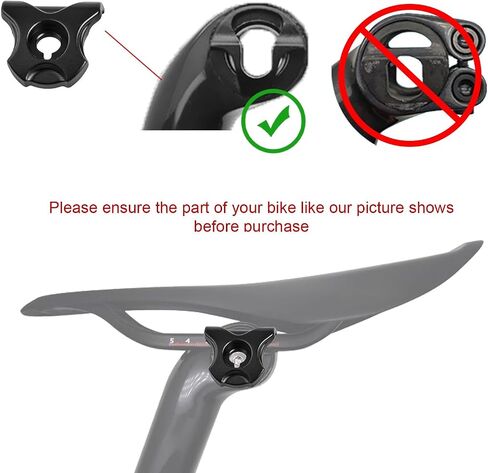 Xotic Tech Bike Seatpost Ear Clamp 7x9 7x10 Ti Bolt Carbon Rail Compatible with Trek Domane Emonda SLR 9 SLR 7 SLR 6 SL 7 SL 6 in Saudi Arabia