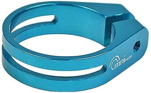 OMNI Racer Worlds LIGHTEST Alloy Seatpost Clamp JUST 10grams!! 34.9-35mm Beautiful Color Choices! (Light Blue) in Saudi Arabia