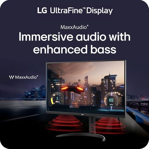 LG 32UR550K-B 32-inch Ultrafine 4K UHD (3840 x 2160) Computer Monitor, HDR10, 60Hz, HDMI, DisplayPort, Tilt/Height/Pivot Adjustable Stand, Black in Saudi Arabia