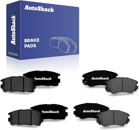 AutoShack Front and Rear Ceramic Brake Pads Set 8pcs Replacement for 2010 2011 2012 2013 2014 2015 2016 2017 Chevrolet Equinox 2010-2017 GMC Terrain 2.4L 3.0L 3.6L V6 4WD AWD FWD SCD1421-1275 in Saudi Arabia