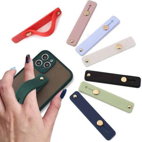 Wristband Finger Ring Grip Stand Holder for Mobile Phone, White in Saudi Arabia