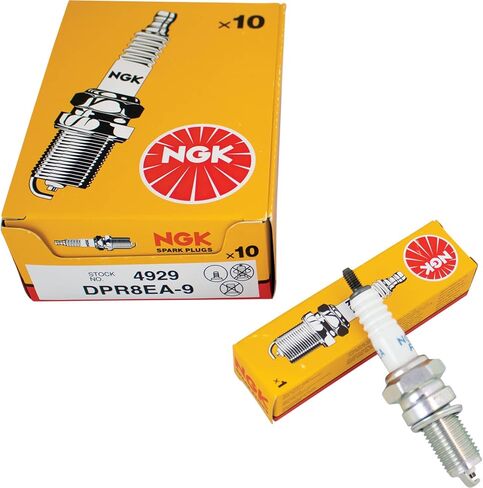 NGK 4929 Spark Plug - DPR8EA -9 ، 10 Pack ، Single in Saudi Arabia