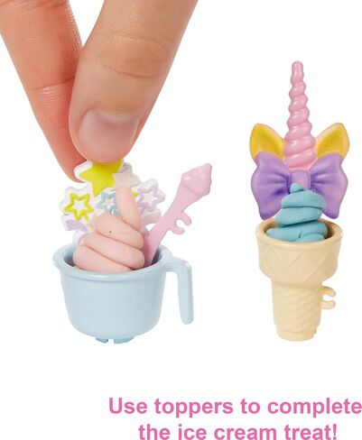 Barbie Careers Doll & Accessories, Ice Cream Shop Playset with Blonde Doll, Ice Cream Machine, Molds, Dough & More in Saudi Arabia