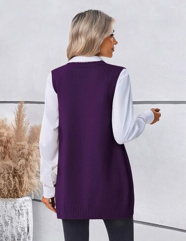 Zeagoo Women Sweater Step 2025 Pullovers Verviveless Viciveless Viciveless With With Abske Jetted Fall Autfits in Kuwait