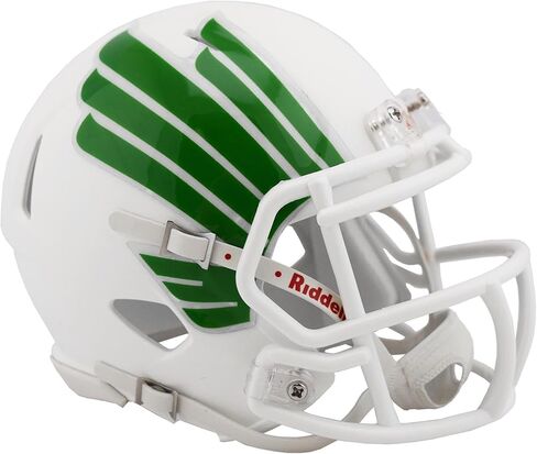خوذة North Texas Mean Riddell Matte White Speed ​​Mini - خوذات الكلية الصغيرة in Saudi Arabia