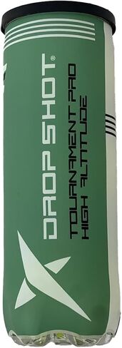 DROP SHOT Tournament Tech Padel Balls – FIP Approved, Competition-Grade, Durable ALDIFA Felt (53% Wool), Consistent Bounce & Performance (3-Ball Can) in Kuwait