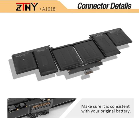 A1990 A1953 بطارية الكمبيوتر المحمول لـ MacBook Pro 15 "Touch Bar A1990 EMC 3215 3359 BTO CTO MID 2018 2019 MV902LL/A MV912LL/A MV922LL/A MV932LL/A MV942LL/A MV952LL/A MV912B/أ in Saudi Arabia