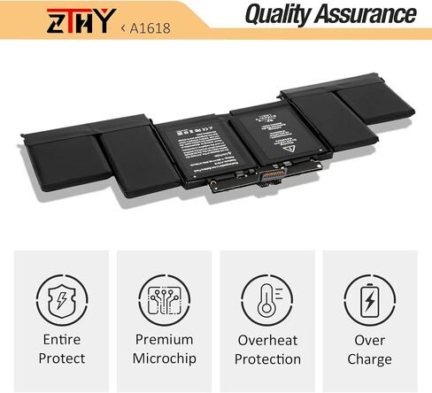 A1990 A1953 بطارية الكمبيوتر المحمول لـ MacBook Pro 15 "Touch Bar A1990 EMC 3215 3359 BTO CTO MID 2018 2019 MV902LL/A MV912LL/A MV922LL/A MV932LL/A MV942LL/A MV952LL/A MV912B/أ in Saudi Arabia