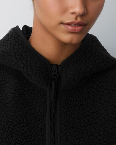 Locachy Women's Cozy Sherpa Fleece Winter Warm Hoodies Cute Casual Zipper Coat with Pockets 2025 Fashion Outwear in Saudi Arabia