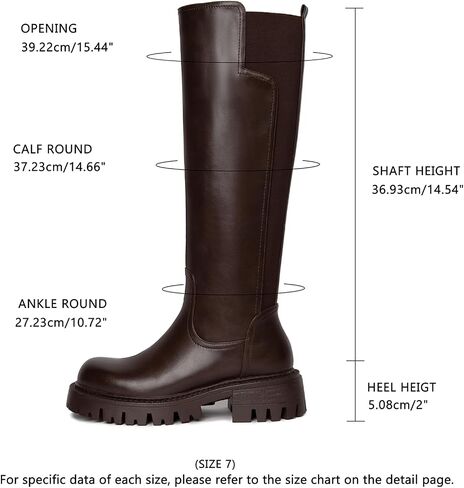 Platform Knee High Boots for Women Comfortable Stretch Round Toe Chunky Heel Tall Boots with Side Zip Dress Casual Long Riding Boots in Saudi Arabia