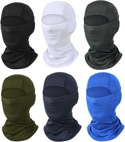 6 Pack Ski Mask for Men Breathable Balaclava Face Mask Women Summer Full Head Shiesty Masks for Sun UV Protection Motorcycle in Kuwait