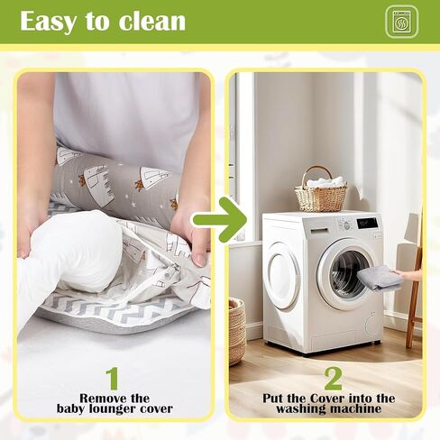 صيد الطفل لحقيبة حديثي الولادة المحمولة ، و Paby Nest Play My Gym مع حزام ، وحجم قابل للتعديل من مواليد الأطفال حديثي الولادة ، ومساحة سحاب داخلية إلى 24 شهرًا (رمادي ألف فحص الطيور) in Kuwait