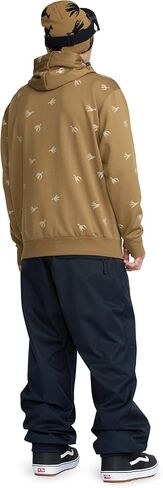 Volcom Men's Hydro Fleece Riding Hoodie – Water-Repellent Sweatshirt with Storm Hood & Thumbholes in Saudi Arabia