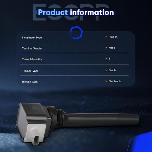 ملفات الإشعال ECCPP 1 PCS UF826 ، حزم لفائف ، متوافقة مع Ford F-150 2011-2017 ، Expedition 2018 2019 2020 ، 2017 2018 2019 2020 & Lincoln 2018 2019 2020 ، V6 3.5L ، UF826 ، GN10892 ، HL3Z12029A in Saudi Arabia