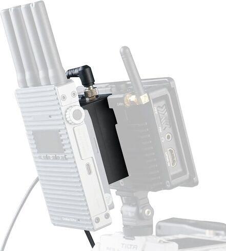 Portkeys BD4 Dummy Battery Power Adapter Dual Outpter لـ NP-F Monitor و V-Mount ، إدخال USB-C و DC ، لرصد الكاميرا ، جهاز إرسال الفيديو اللاسلكي ، 7 ~ 16.8 فولت طاقة التمرير in Kuwait