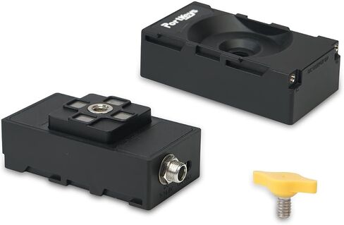 Portkeys BD4 Dummy Battery Power Adapter Dual Outpter لـ NP-F Monitor و V-Mount ، إدخال USB-C و DC ، لرصد الكاميرا ، جهاز إرسال الفيديو اللاسلكي ، 7 ~ 16.8 فولت طاقة التمرير in Kuwait