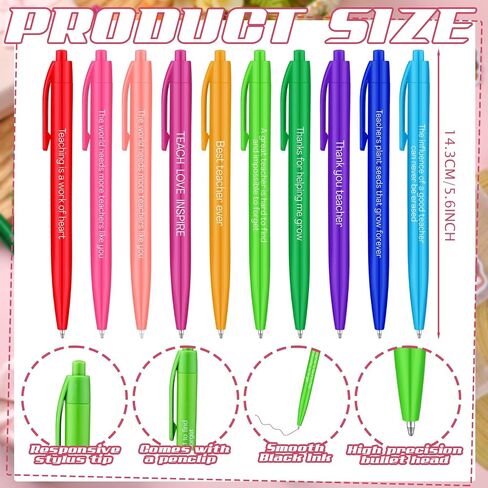 Kosiz 90 Pcs Apple Shaped Teacher Notepad with Pen Teacher Appreciation Gifts Bulk Teacher Sticky Notes Graduation Gift Thank You Gifts for Teacher Office School Classroom Supplies Teacher's Day Gifts in Saudi Arabia