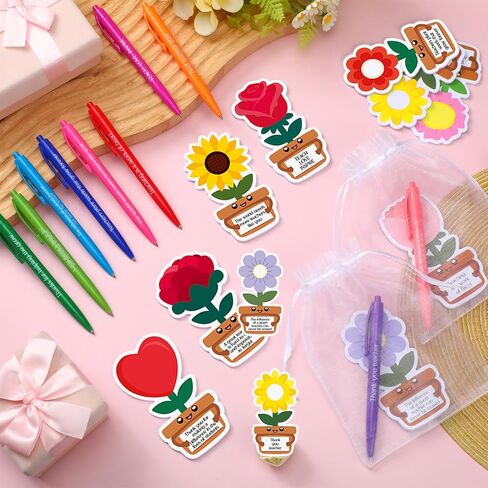 Kosiz 90 Pcs Apple Shaped Teacher Notepad with Pen Teacher Appreciation Gifts Bulk Teacher Sticky Notes Graduation Gift Thank You Gifts for Teacher Office School Classroom Supplies Teacher's Day Gifts in Saudi Arabia