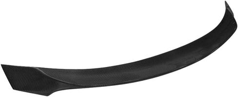 Trunk Spoiler Compatible with 2014-2023 Maserati Ghibli ASPEC, ASPEC Style Black Real Carbon Fiber Trunk Deck Lid Lip Wing by IKON MOTORSPORTS, 2015 2016 2017 2018 2019 2020 in Kuwait