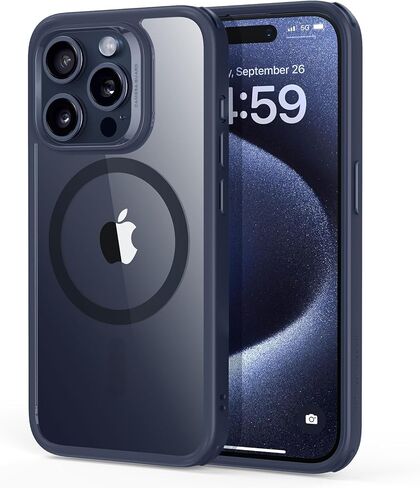 ESR لحالة iPhone 17 Pro ، التحكم في الكاميرا ، متوافق مع Magsafe ، صدمة من الدرجة العسكرية ، حالة الهاتف المغناطيسي لـ iPhone 17 Pro ، Classic Hybrid Case ، Frosted Black in Kuwait