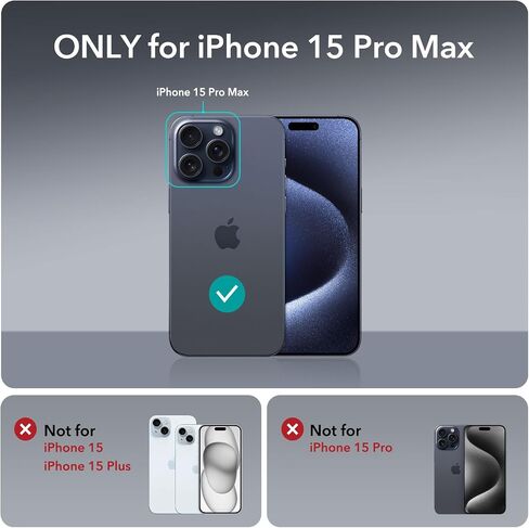 ESR لحالة iPhone 17 Pro ، التحكم في الكاميرا ، متوافق مع Magsafe ، صدمة من الدرجة العسكرية ، حالة الهاتف المغناطيسي لـ iPhone 17 Pro ، Classic Hybrid Case ، Frosted Black in Kuwait